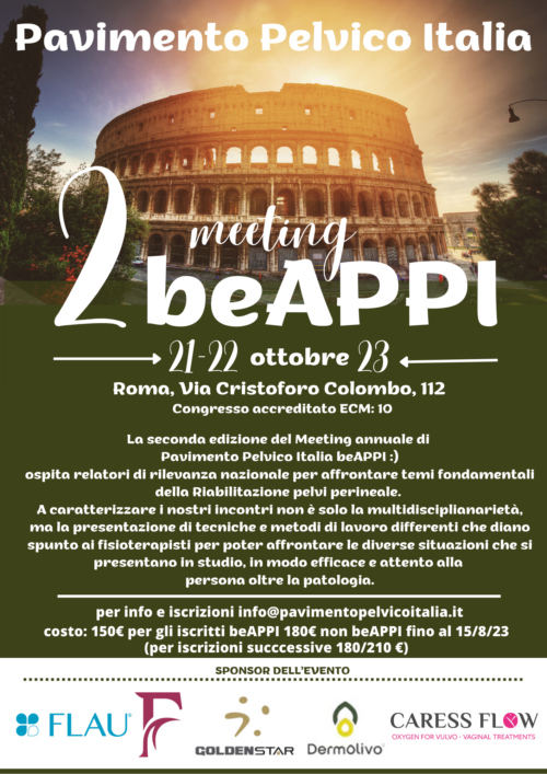 programma Meeting 2beAPPI 21-22 ottobre 2023